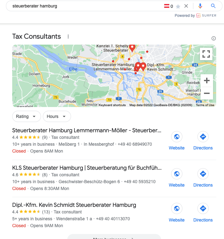 Suchmaschinenoptimierung für Steuerberater – Local SEO